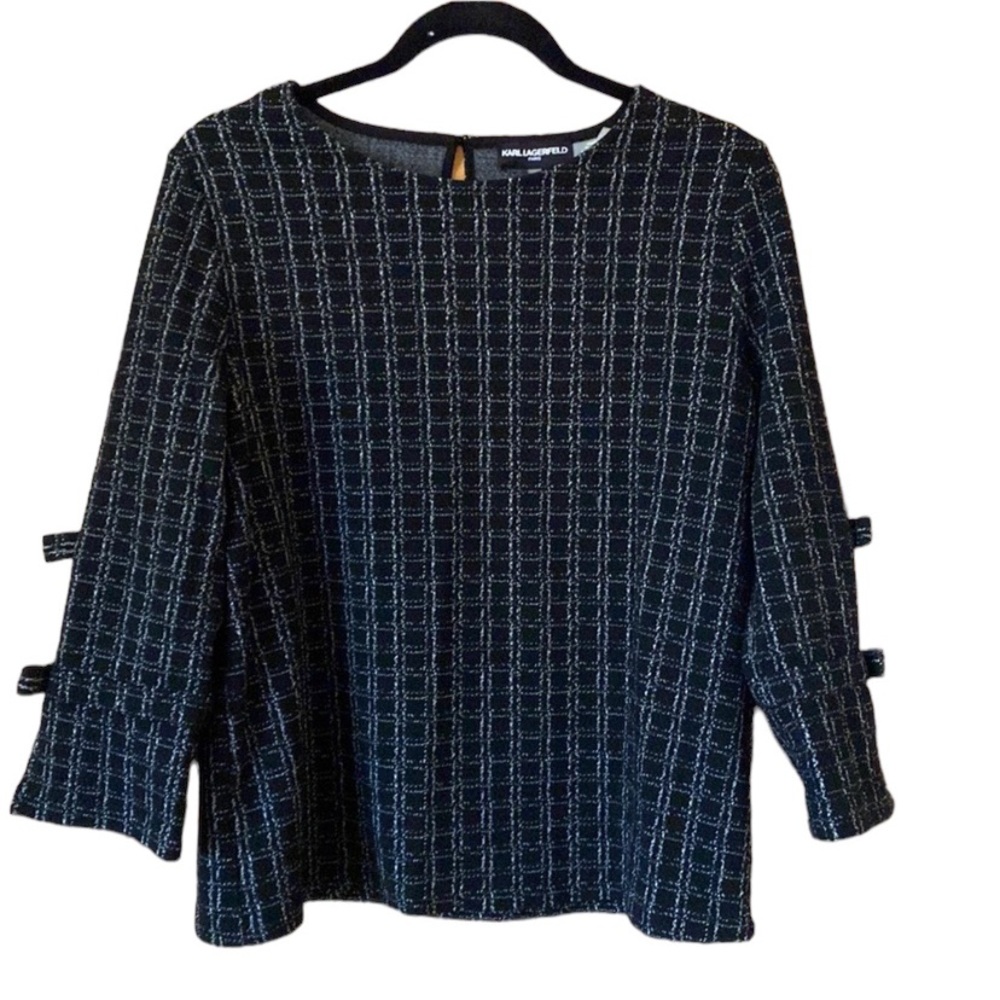 SALE! 4/$20 Karl Lagerfield top. Size 8